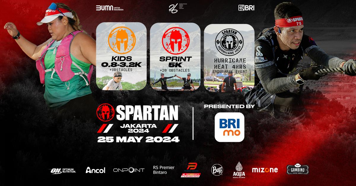 Spartan Jakarta Sprint + Kids + HH4 2024